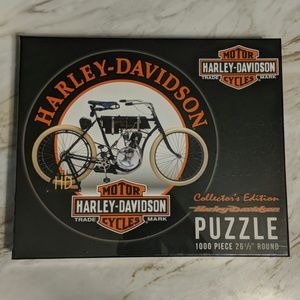 Harley-Davidson 1000 Piece Round Puzzle